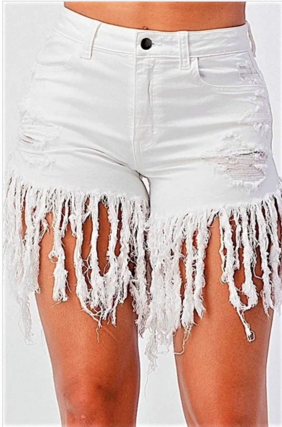 White Cowgirl Shorts